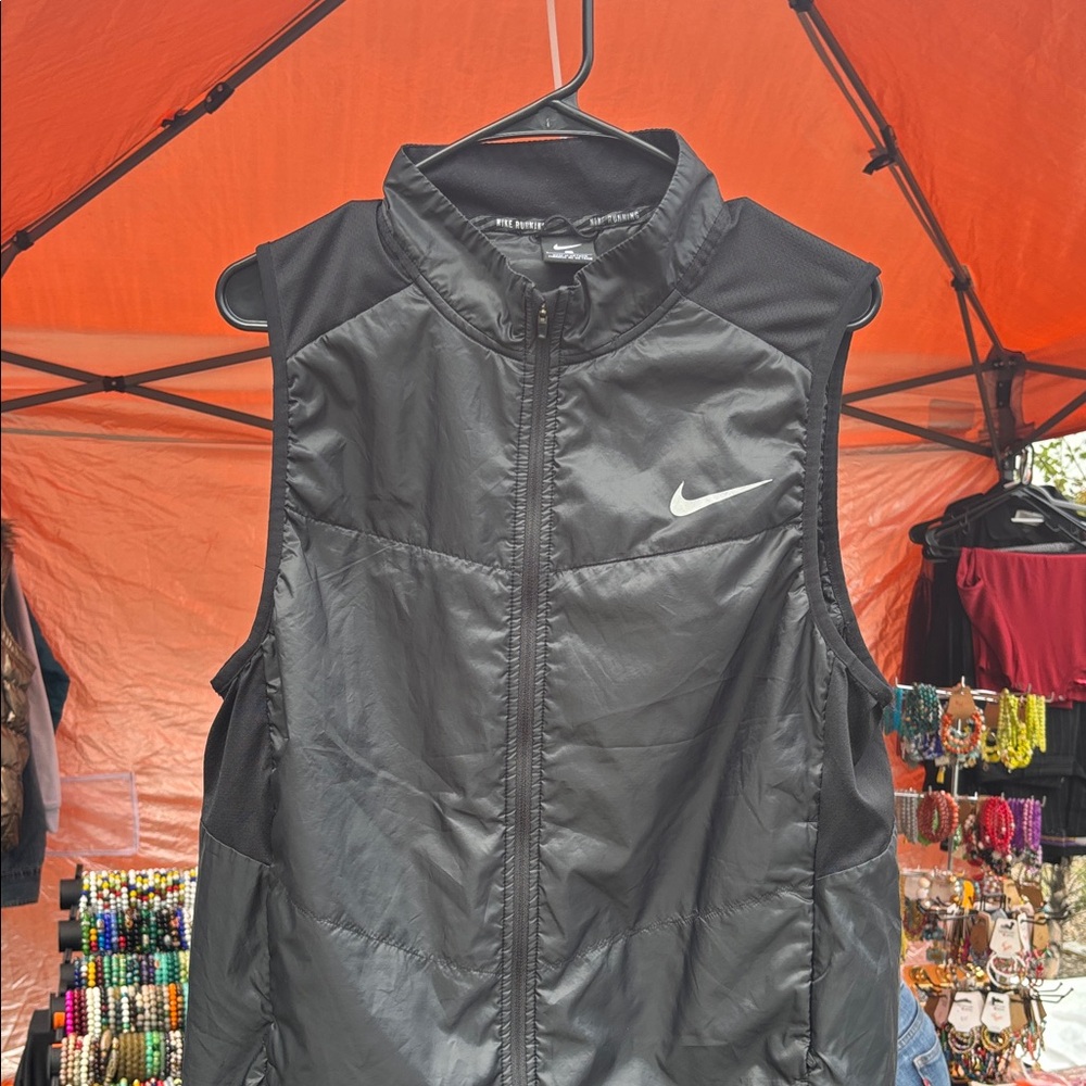 Nike Black Quilted Vest